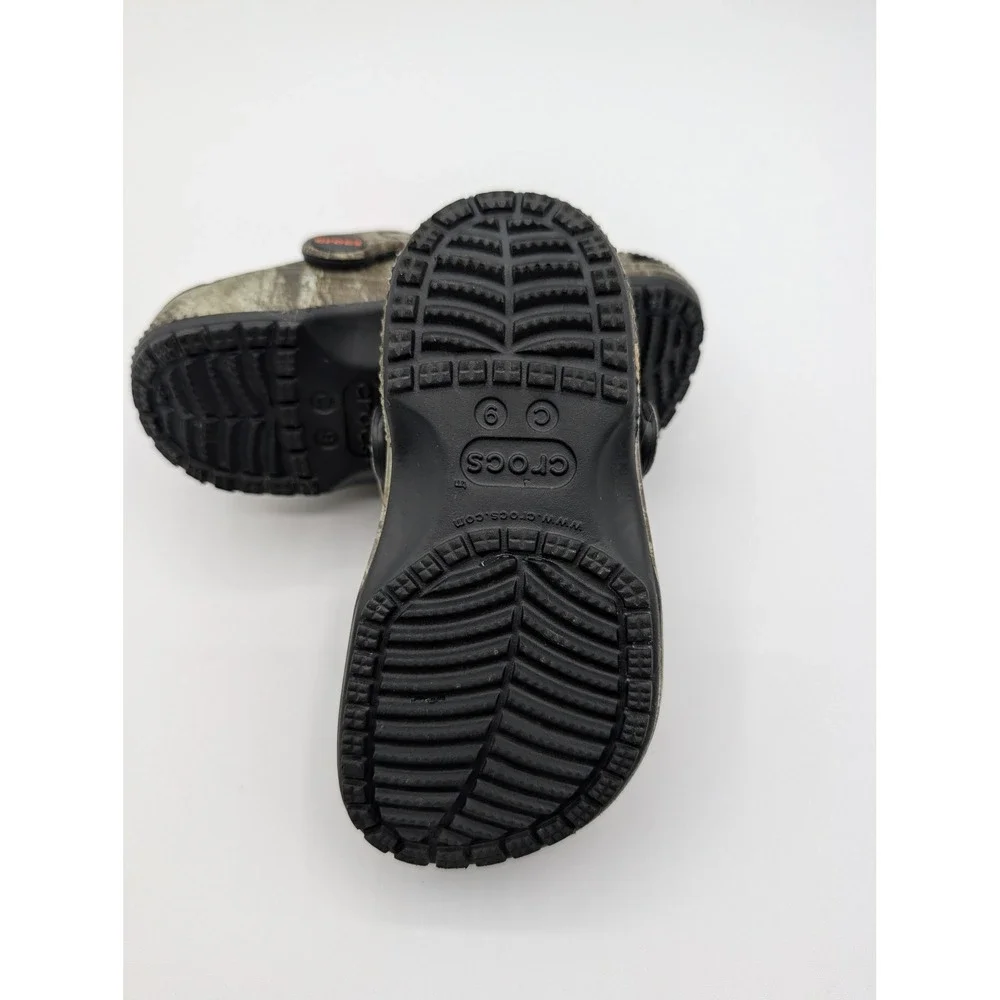 Crocs Toddler Classic Clogs Realtree APX Camo Green Brown Size C9